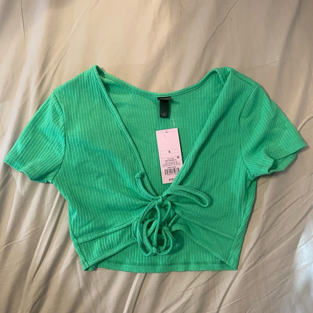 Cute green party shirt